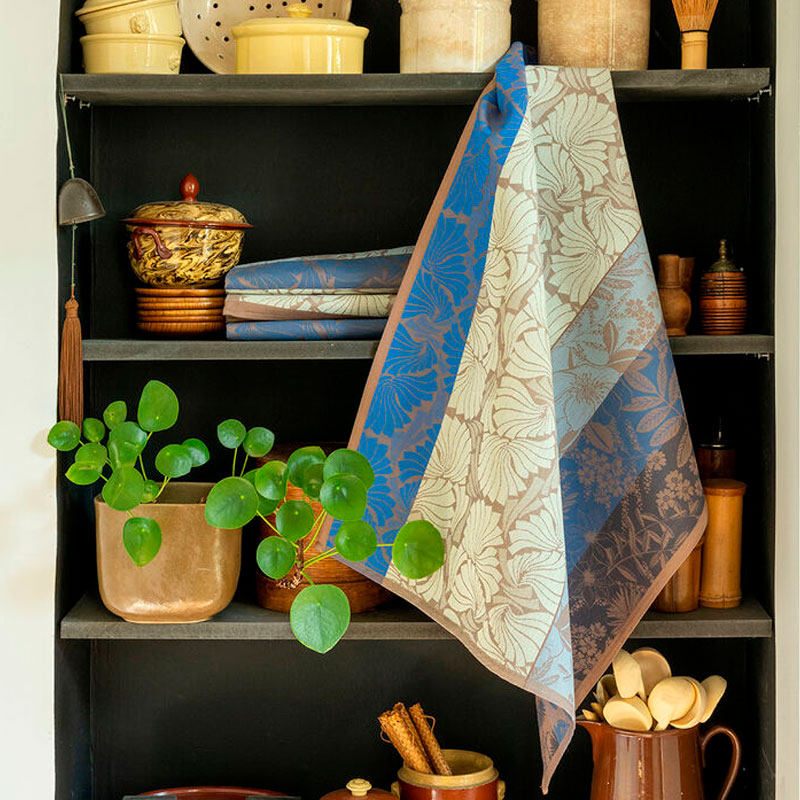 Полотенце кухонное Le Jacquard Francais Cottage, цвет синий детский городок jungle cottage rock рукоход с качелей