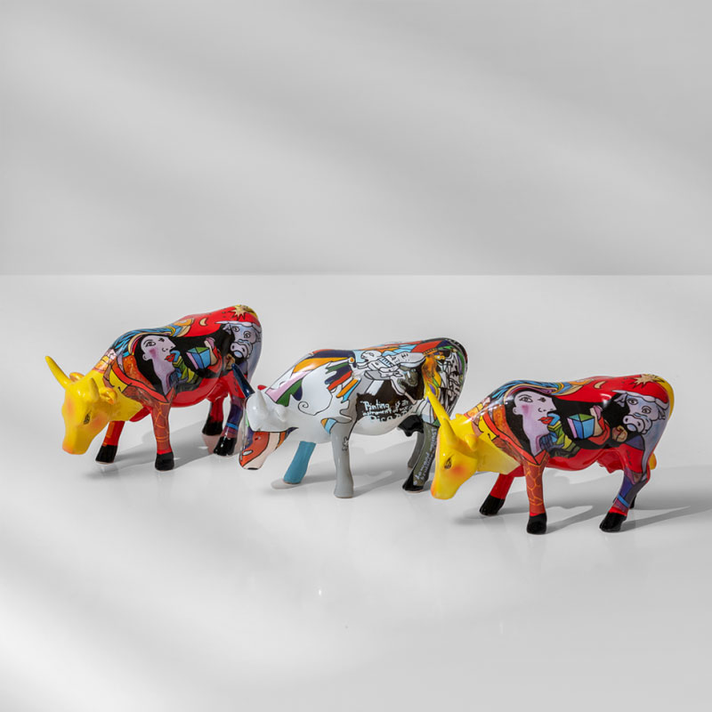 Коллекционная корова CowParade Russia ArtPack Pi-COW-sso 744856 Разноцветный, фото 4