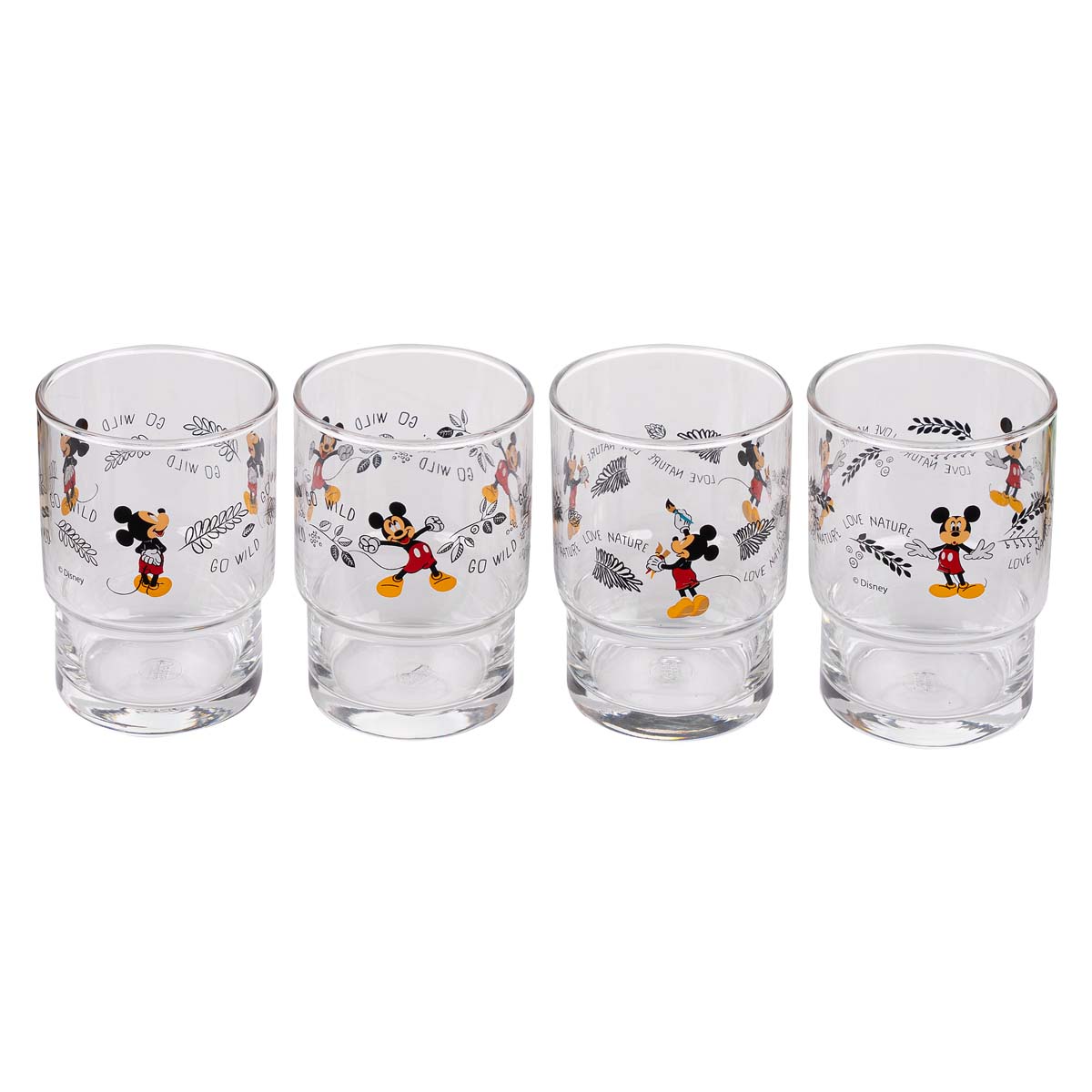Набор стаканов Lucaris Disney Jungle 245мл, 4шт Lucaris 3B0010904G0001, цвет прозрачный - фото 1