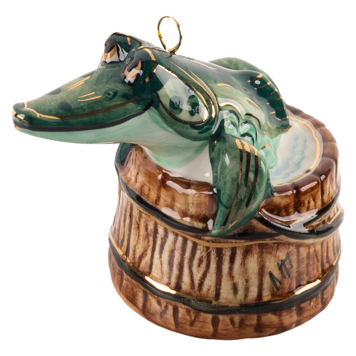 

Елочная игрушка Лефортовский фарфор Русские сказки Щука