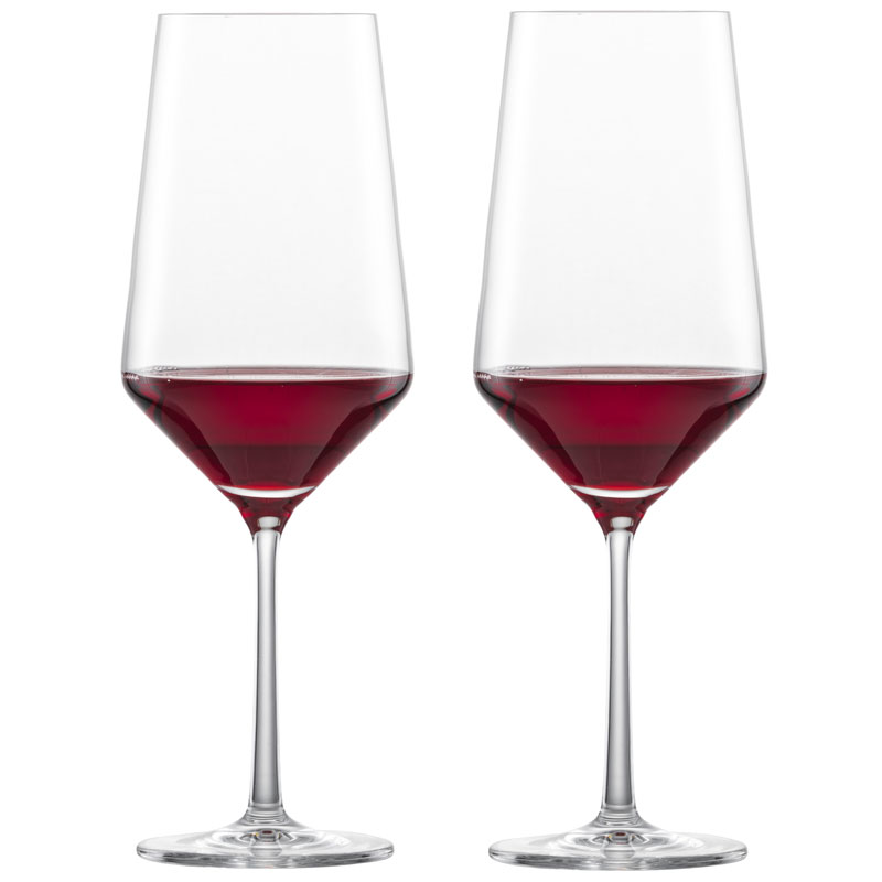 Набор бокалов для красного вина Zwiesel Glas Pure Bordeaux доска разделочная для подачи и сервировки с менажницей adelica 28×10×1 8 см берёза