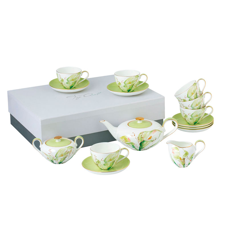 

Сервиз чайный Creative Tops Арум, 15 предметов на 6 персон, Зеленый