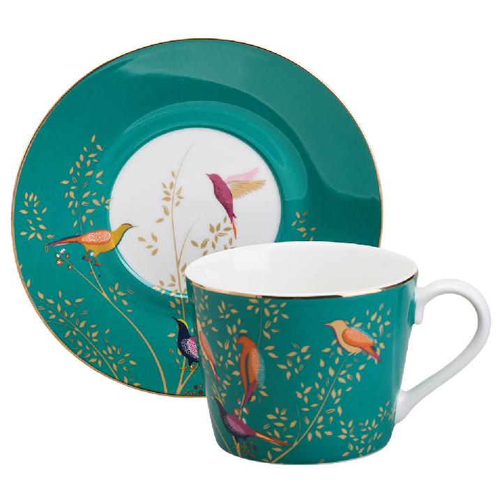 Чайная пара 220мл Lefard Golden Birds