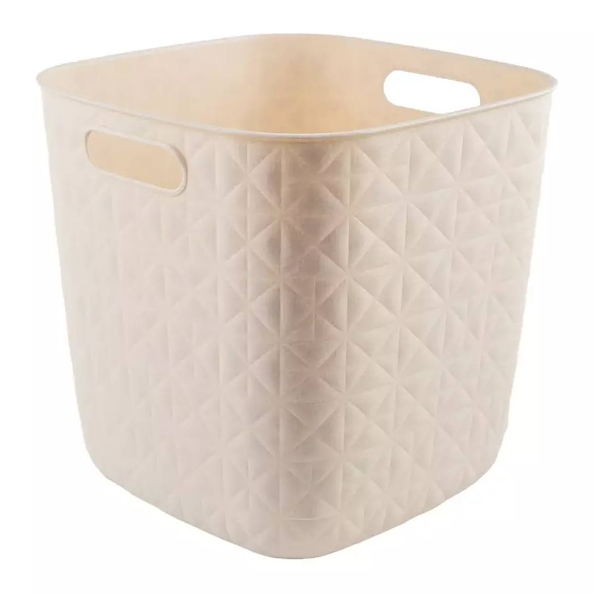 Корзинка квадратная Curver Softex 15л цвет бежевый 950₽