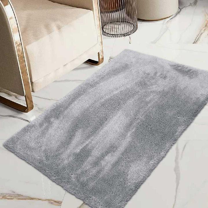 Коврик Shahintex Плюш 60х100см, серый