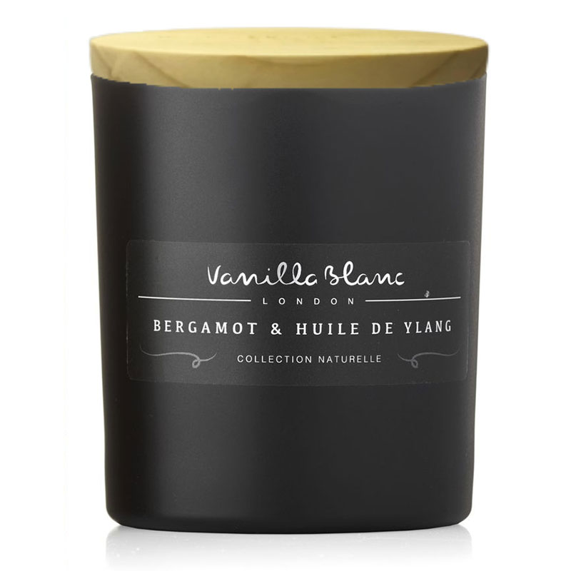 Свеча ароматическая в стекле Vanilla Blanc Naturelle Бергамот и иланг-иланг колготки sisi victoria 40 naturelle