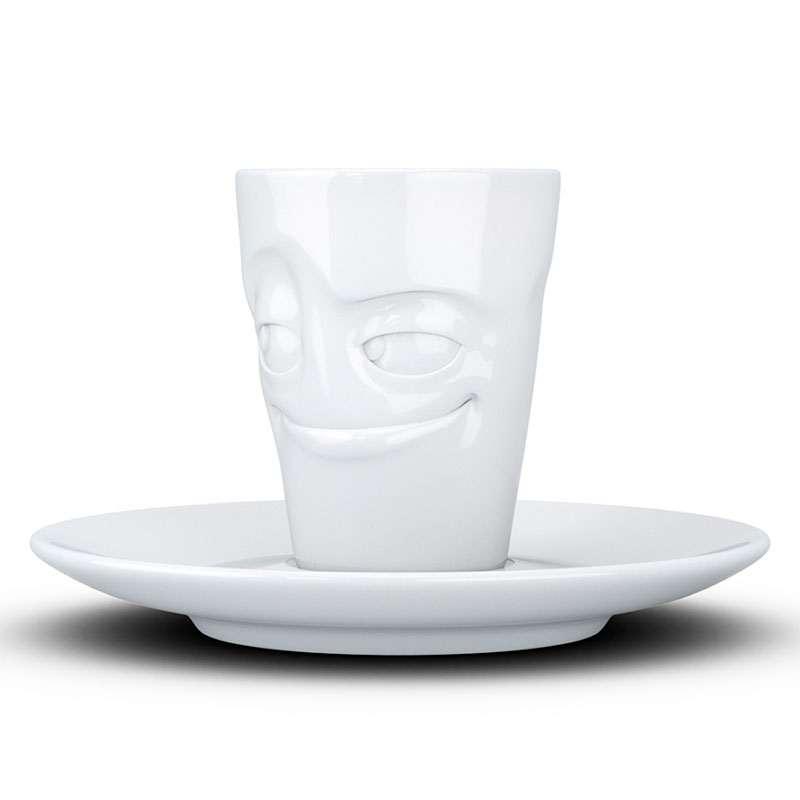 Чашка кофейная с блюдцем Tassen Мимика Impish чашка для эспрессо tescoma