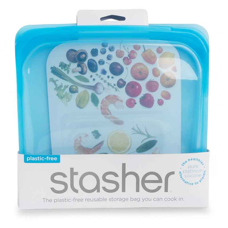 Контейнер для хранения Stasher Sandwich, голубой STASHER STSB12 - фото 3