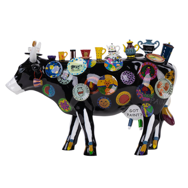 

Коллекционная корова CowParade Russia The Moo Potter малая