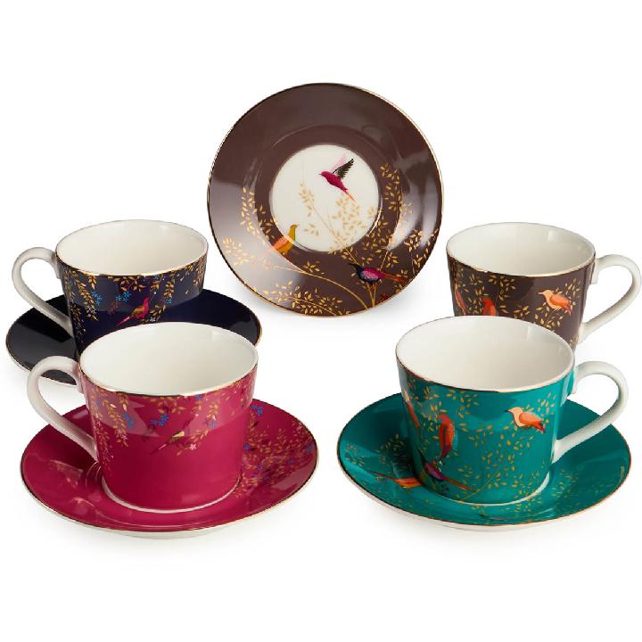 Чайный набор Lefard Golden Birds 8 предметов на 4 персоны