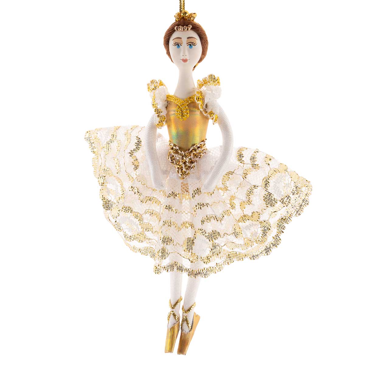 

Елочная игрушка Мануфактура подарков Балерина кружевная