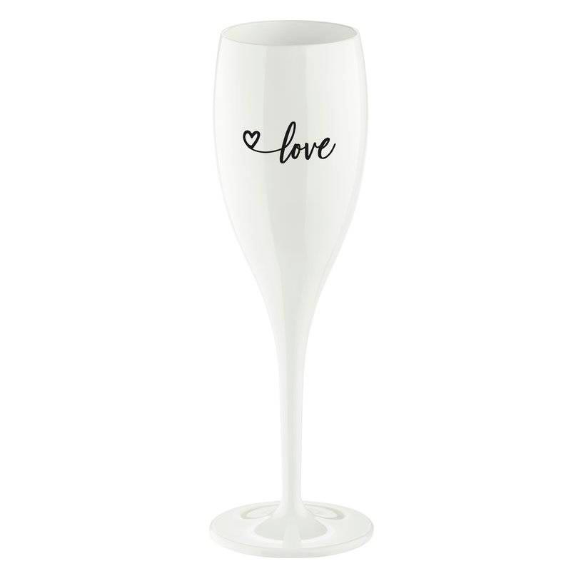 

Бокал для шампанского Koziol Cheers No.1 LOVE 2.0, Белый