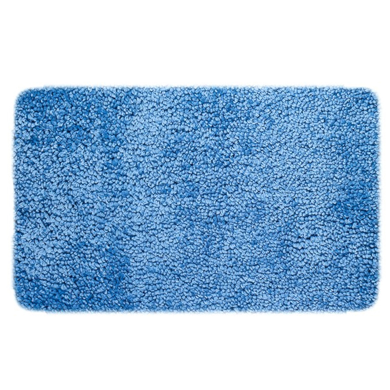 Коврик для ванной 70x120см Spirella Highland, голубой коврик для ванной 70x120 spirella highland
