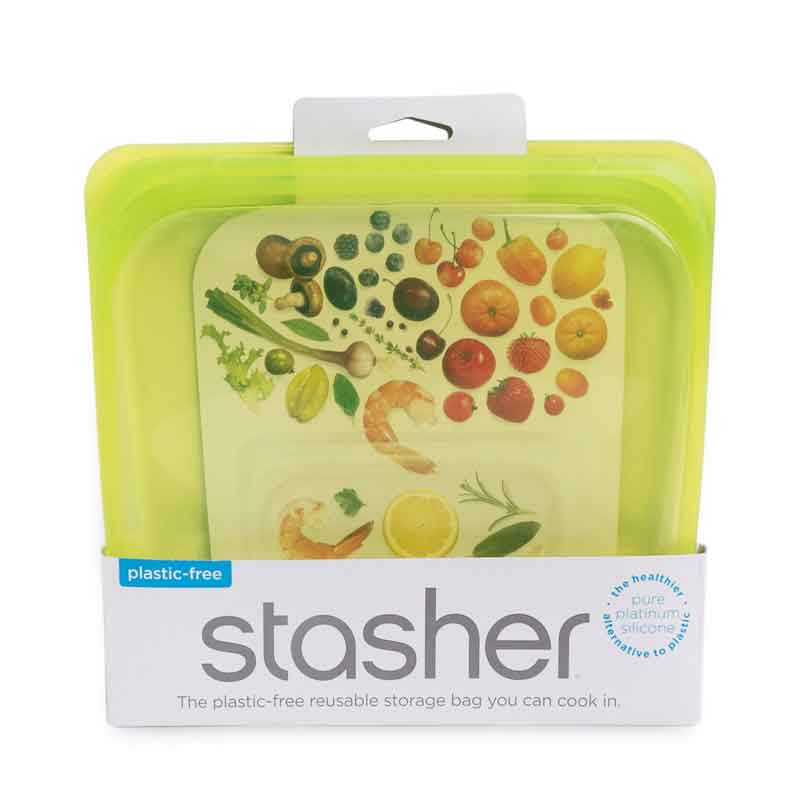 Контейнер для хранения Stasher Sandwich, салатовый STASHER STM05, цвет зеленый - фото 3