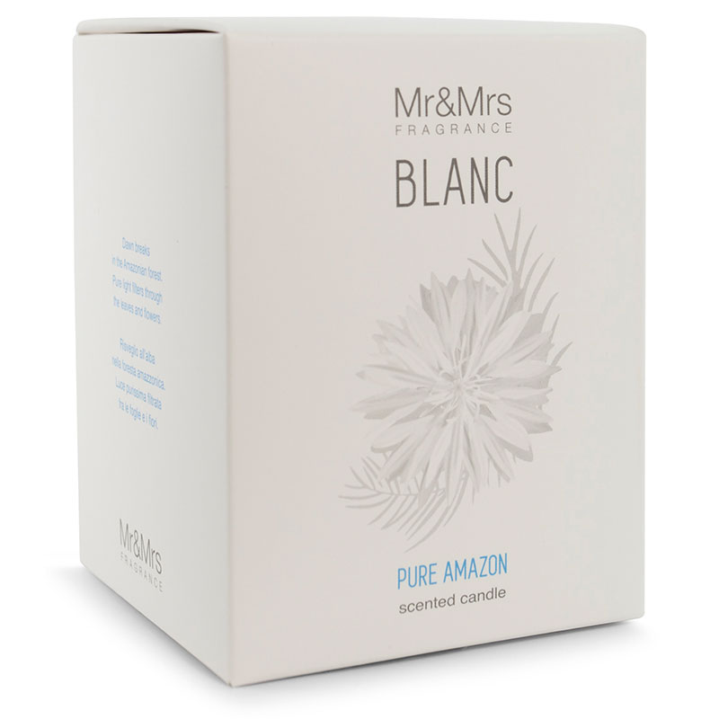 Свеча ароматическая Mr&Mrs Fragrance Blanc аромат №10 Девственная Амазония Mr&Mrs Fragrance N019561, цвет белый - фото 1