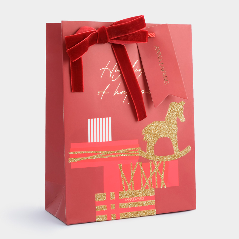 

Пакет подарочный Anna Lafarg Новый Год Подарки 12х16см