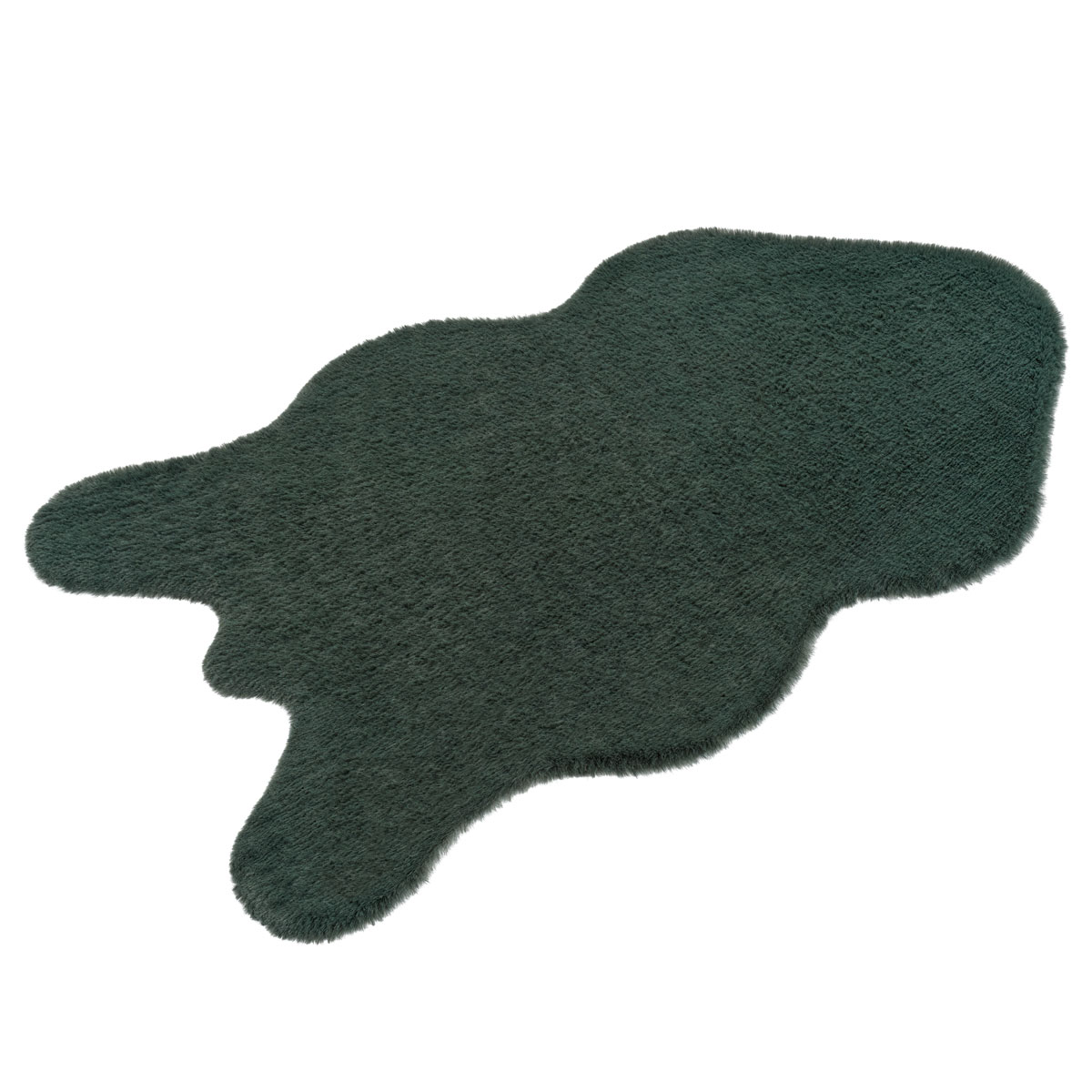 Коврик меховой шкура Shahintex 50х88см изумрудный Shahintex 819164, цвет зеленый