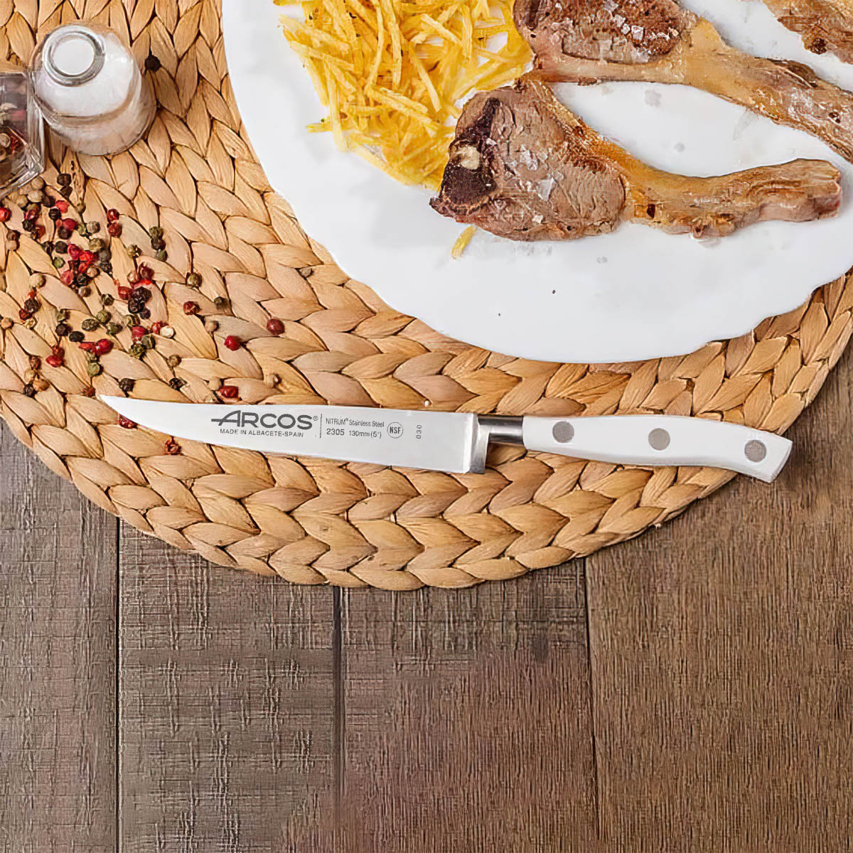Нож кухонный Arcos Riviera Blanca 5490₽