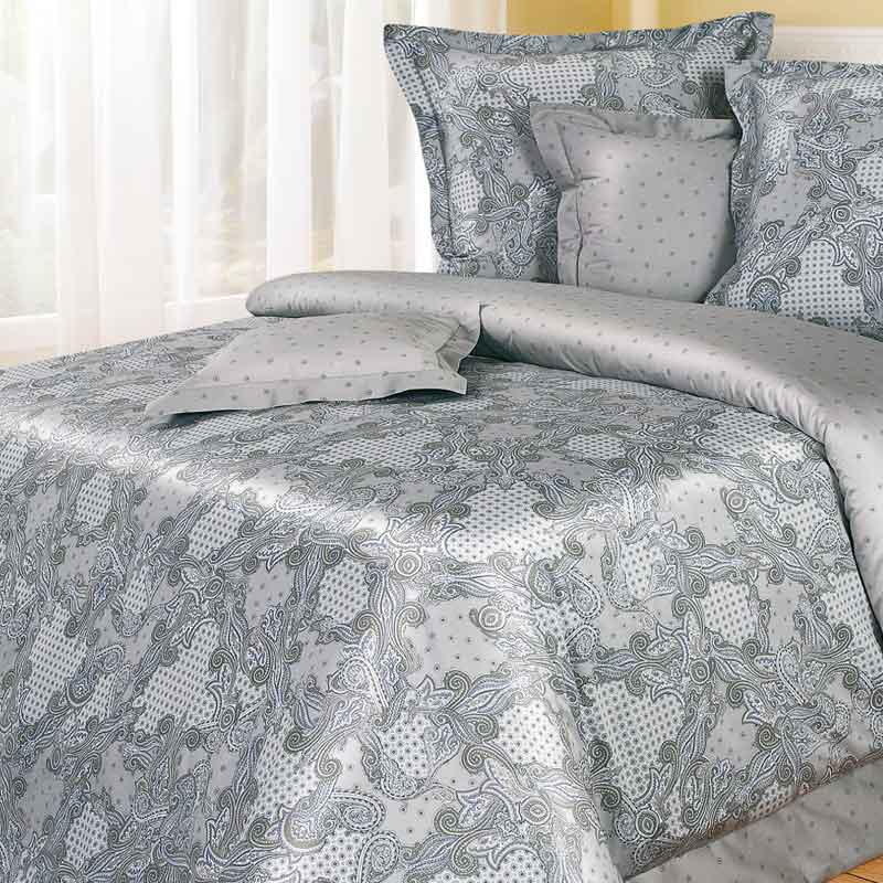 Комплект постельного белья 1,5-спальный Balimena Магия Шелка. Богема Balimena 1739, цвет серый - фото 1