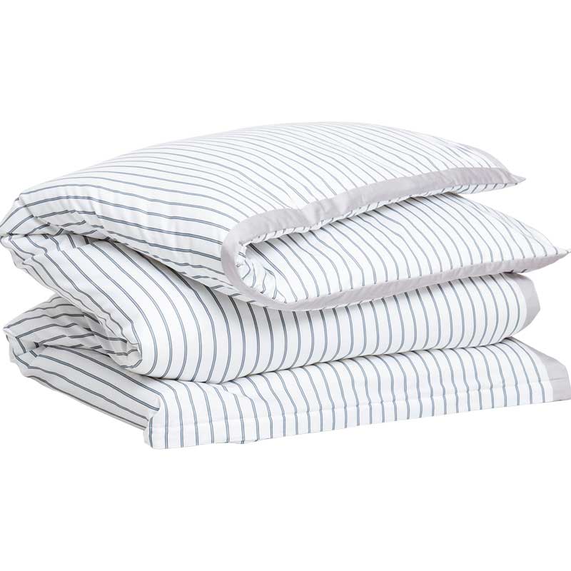 

Пододеяльник 2-спальный Gant Home Origin Stripe, белый, синий