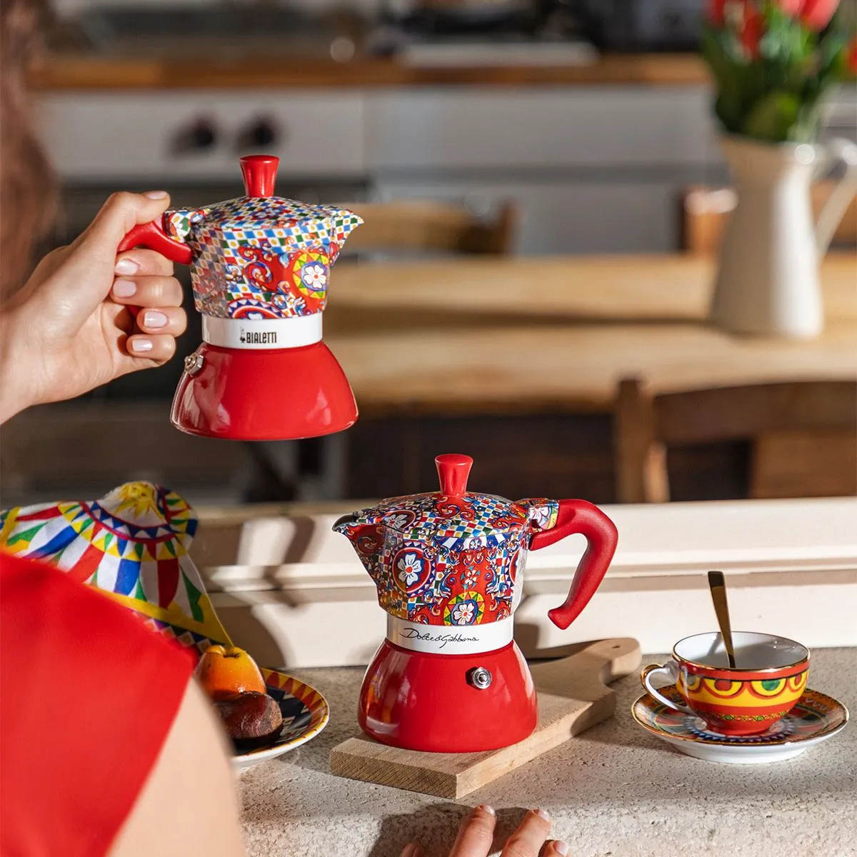 Кофеварка гейзерная Bialetti Dolce&Gabbana на 4 порции