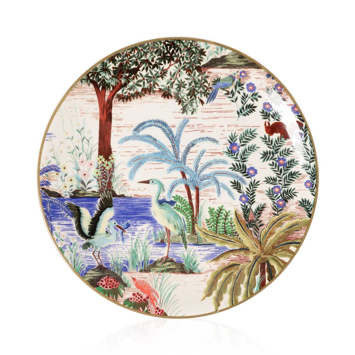 Тарелка для канапе Gien Le Jardin Du Palais Цапля 6590₽