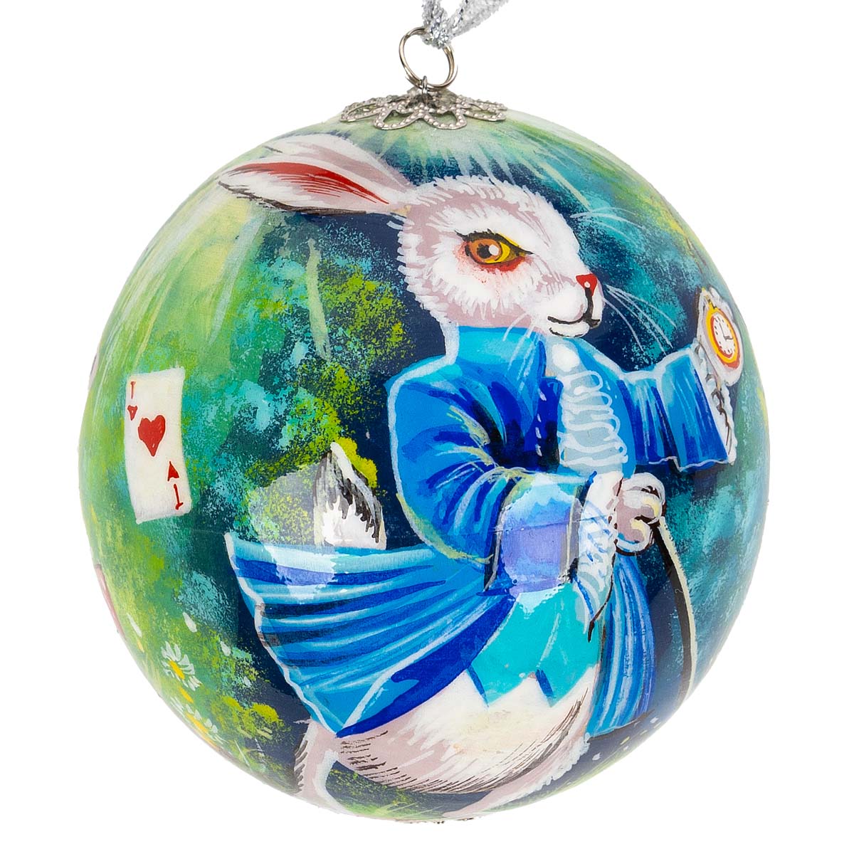 

Шар деревянный ручной работы Мануфактура подарков Белый кролик 7,5см