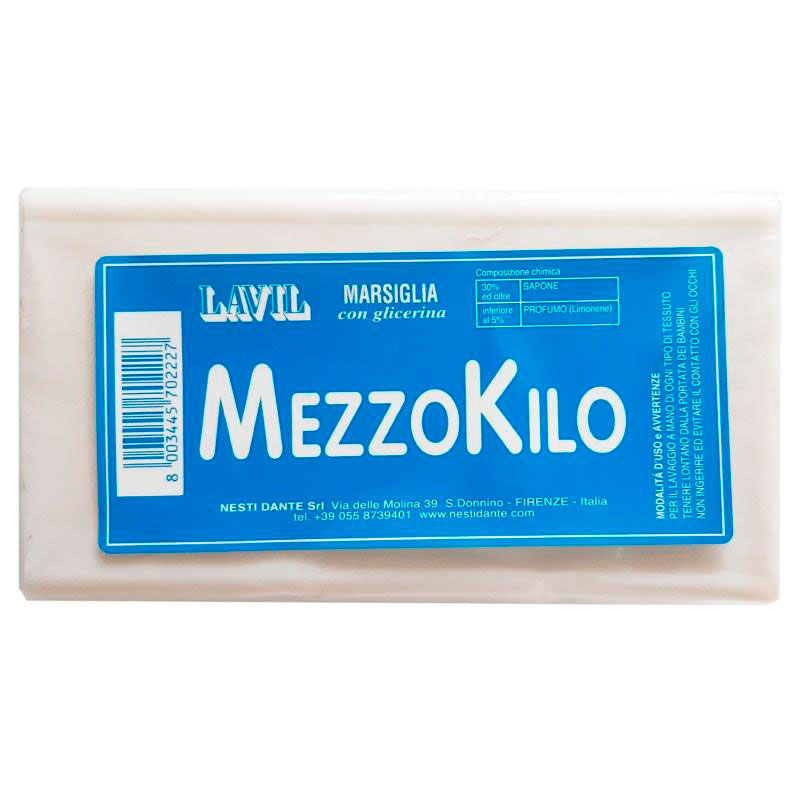 

Мыло хозяйственное Nesti Dante Lavil Mezzokilo Laundry 500гр