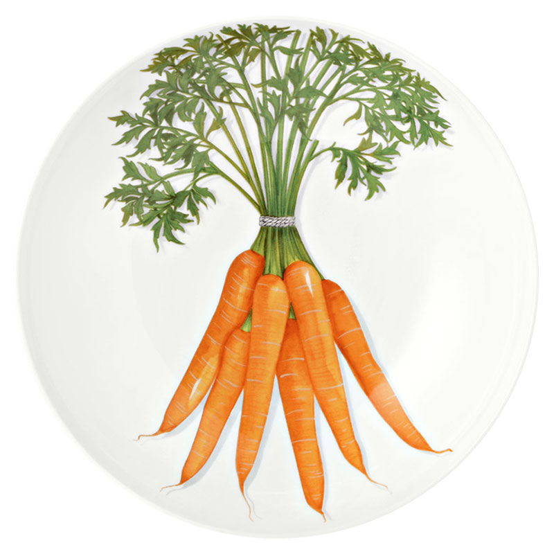 Тарелка суповая 20,5см Taitu Freedom. Vegetable Taitu 1-85-D, цвет белый
