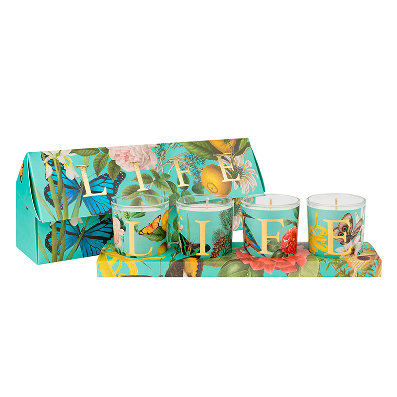 Комплект ароматических свечей Pernici Capsule LIFE, капсульная коллекция комплект ароматических свечей pernici capsule life капсульная коллекция
