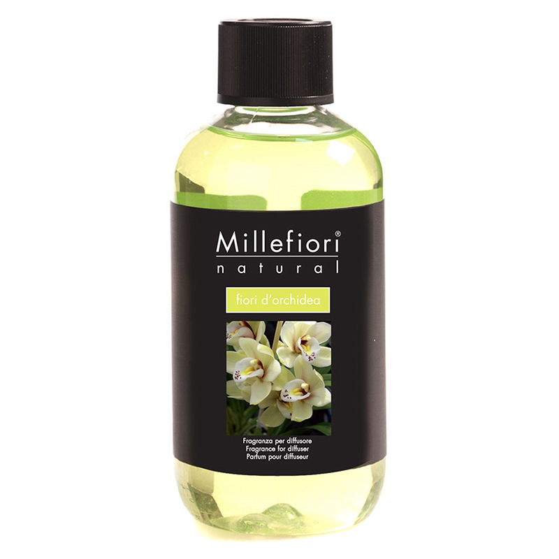 Наполнитель для диффузора Millefiori Milano Цветы орхидеи, 250мл vetзабота бинт самофиксирующийся горький 7 5см х 4 5м зеленый