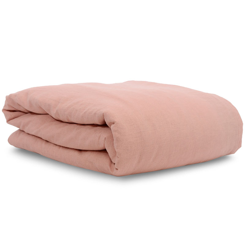 

Пододеяльник 2-спальный льняной Tkano Essential 200x200см, пыльная роза, Розовый