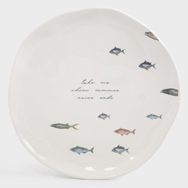 Тарелка обеденная Anna Lafarg Море