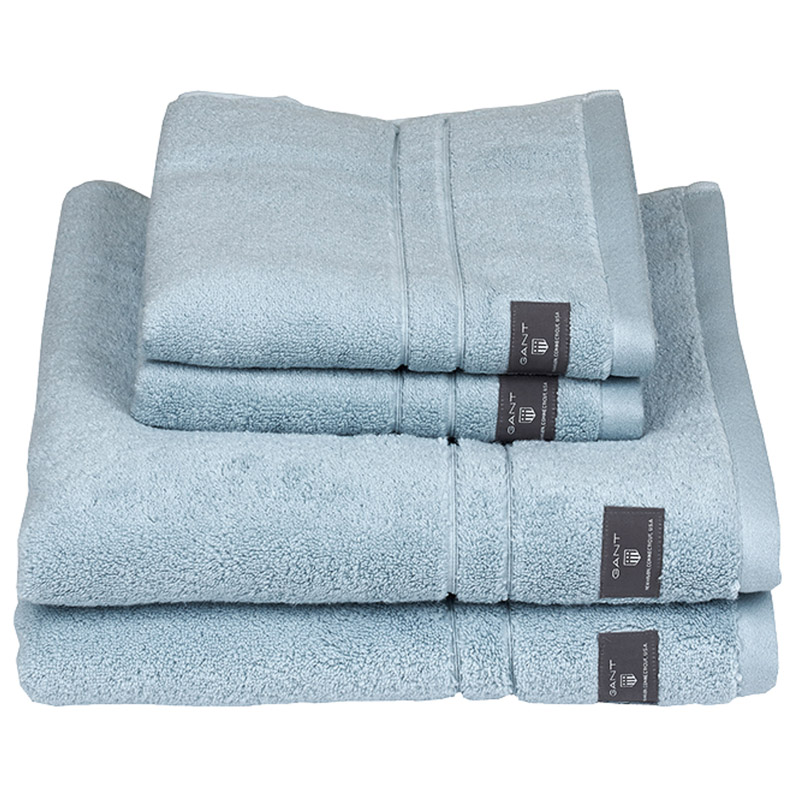 

Полотенце махровое Gant Home Premium Terry 70x140см, цвет светло-голубой