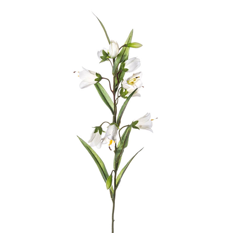 Искусственные цветы Silk-ka Колокольчик 69см, цвет белый Silk-ka 127000