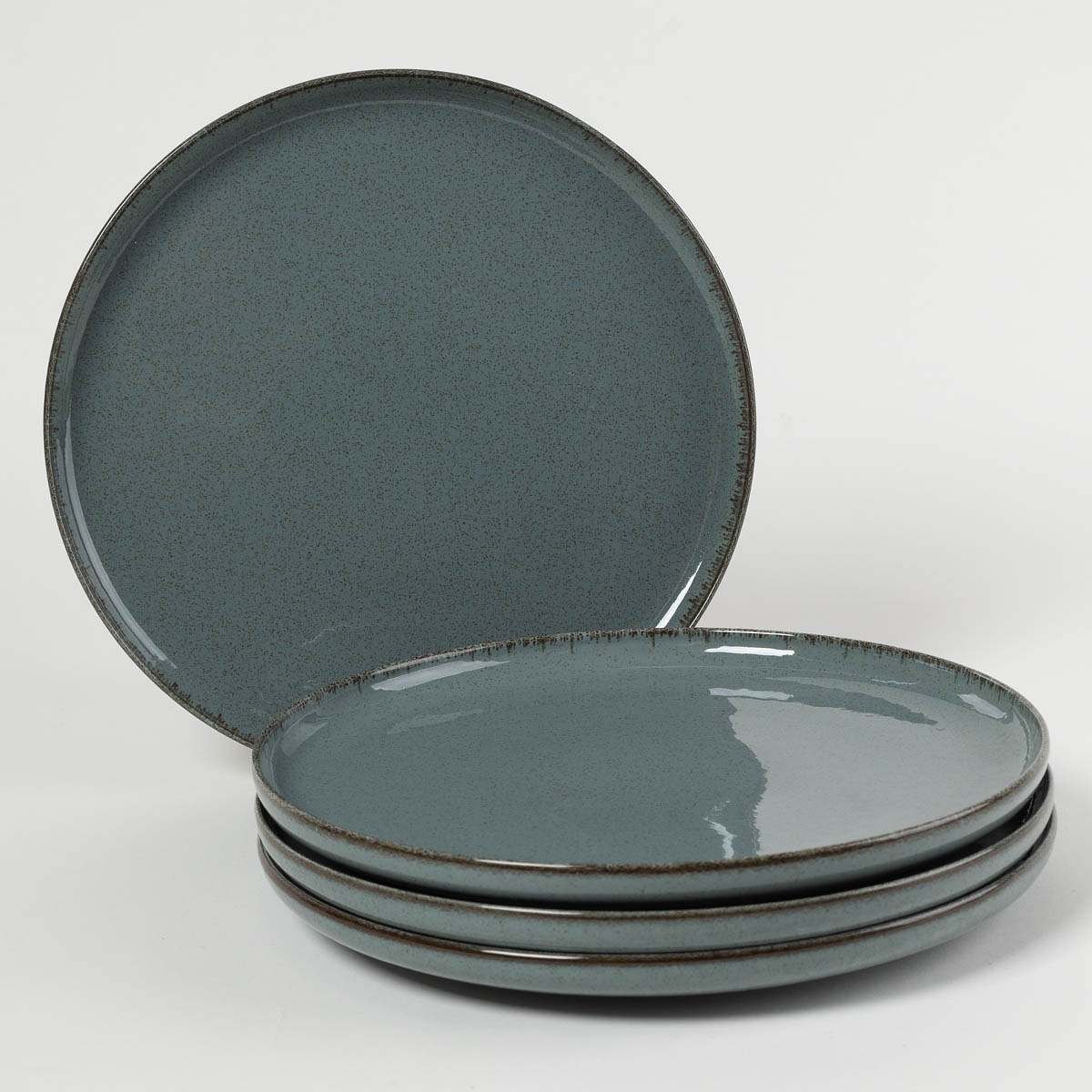 

Набор тарелок обеденных Kutahya Pearl 27см 4шт, синий