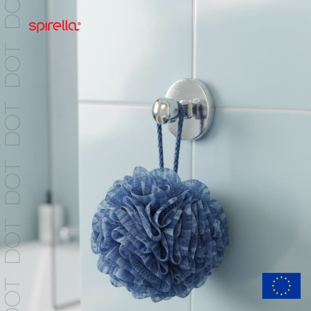 Набор крючков для ванной Spirella Dot 2шт цвет серебро 960₽