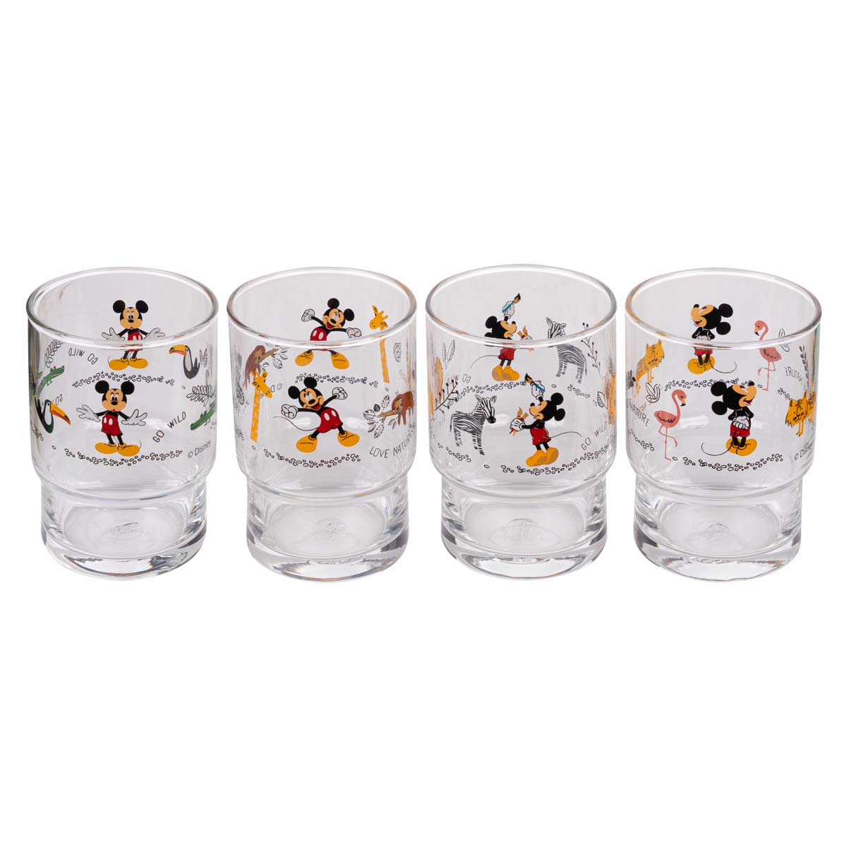 Набор стаканов Lucaris Disney Jungle 4шт Lucaris 3B0010904G0002, цвет прозрачный