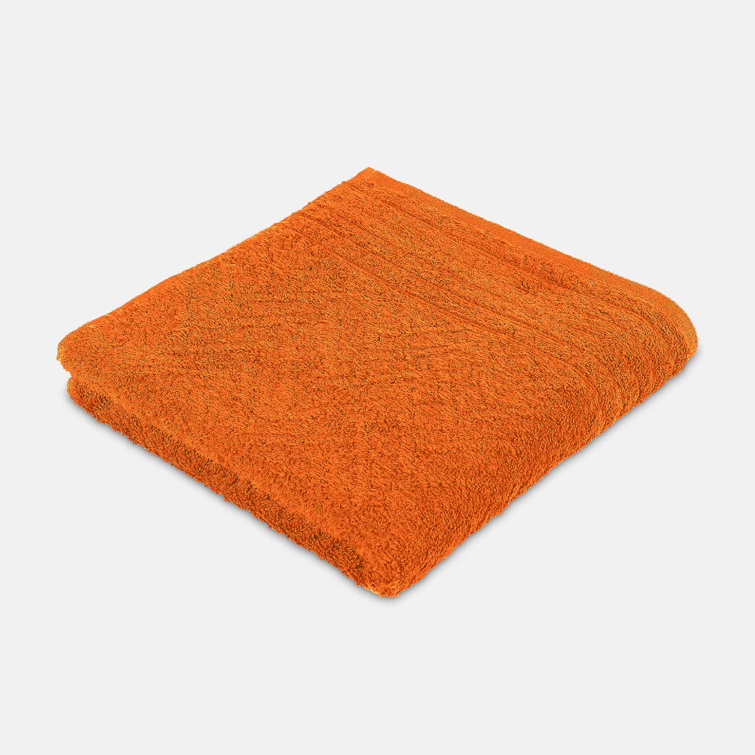 Полотенце махровое 50x100см Frottana Elegance-Uni, цвет оранжевый