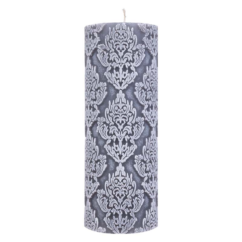 Свеча фигурная с росписью Zapel Данидин-scandik Zapel 18 1262 0006, цвет серый