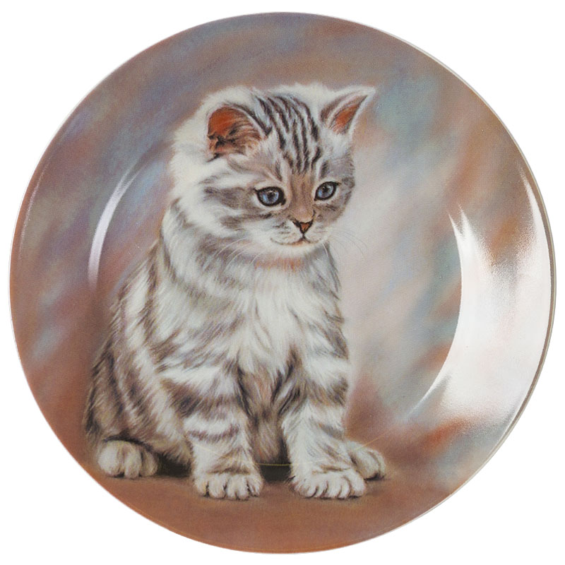 

Тарелка Konitz Tiger striped kitten, 19 см, Многоцветие