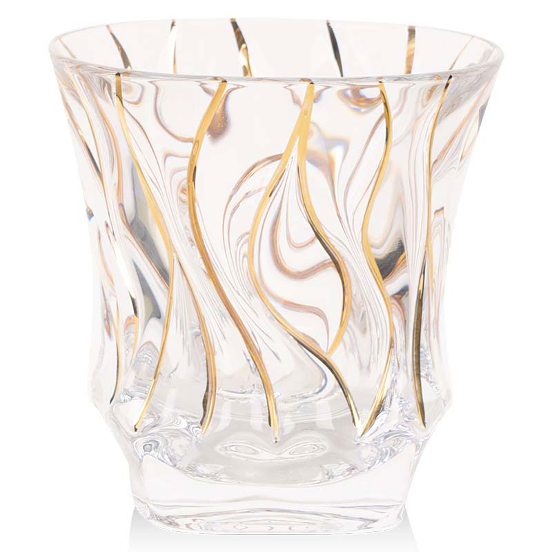 Набор стаканов для виски Jihlava Bamboo Золотые линии 300мл, 6шт Jihlava ИПС014