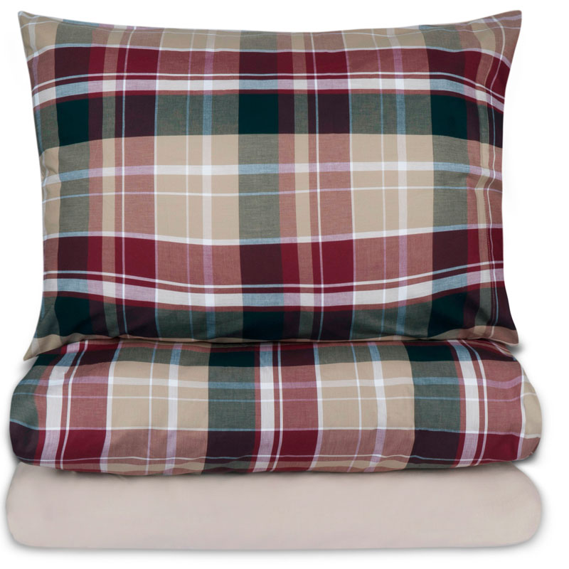 

Комплект постельного белья 1,5-спальный Home Linens Austria, Зеленый;красный