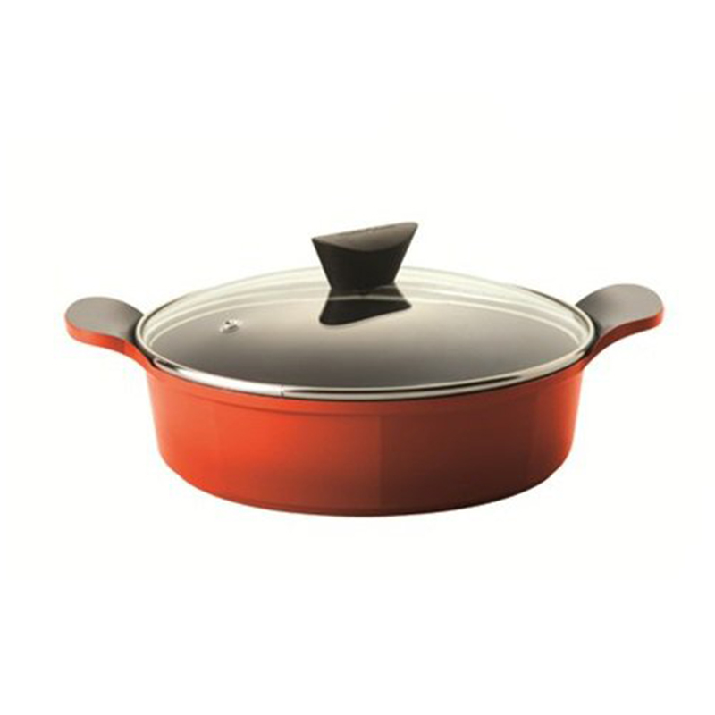 

Жаровня со стеклянной крышкой Frybest 24 см, Оранжевый