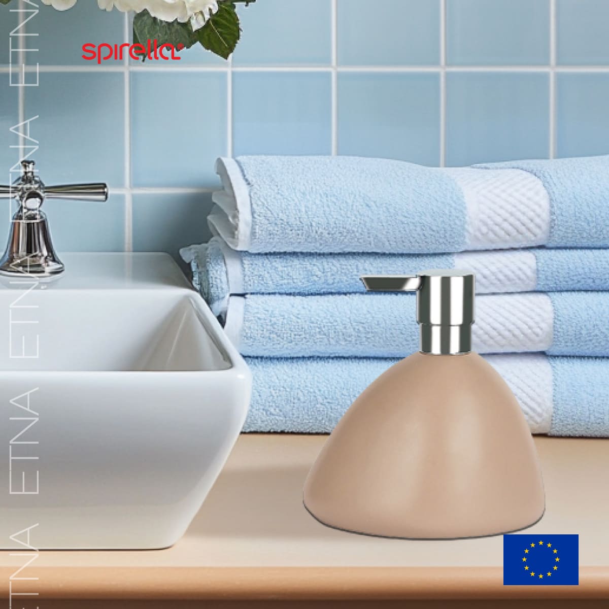 

Дозатор для жидкого мыла Spirella Etna, коричневый