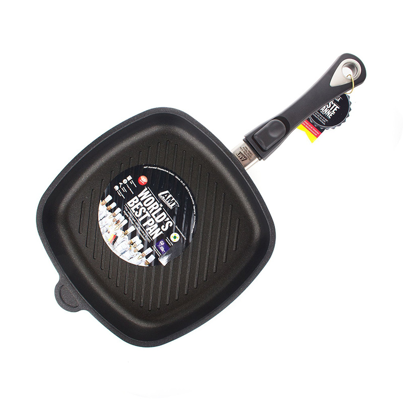 Сковорода-гриль AMT Frying Pans 26x26см AMT AMT E264G, цвет черный - фото 4