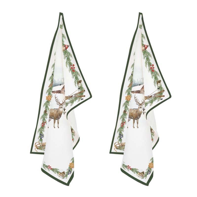 

Комплект кухонных полотенец Easy life White Forest