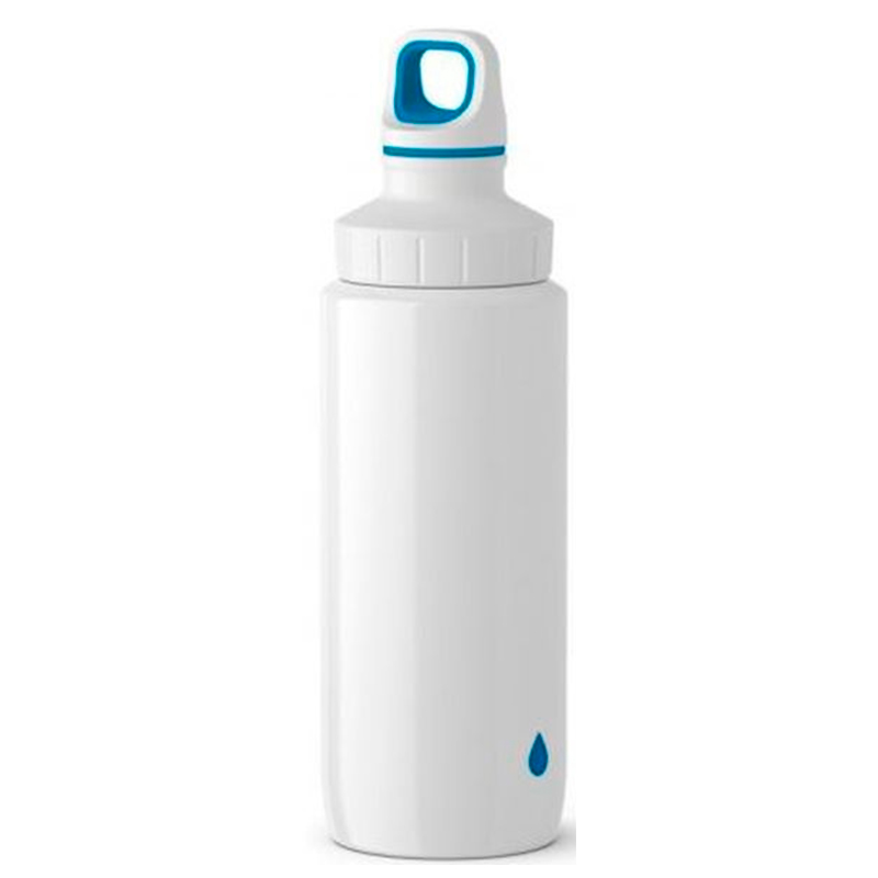 Бутылка EMSA Bottles, цвет бело-синий силиконовая бутылка для воды