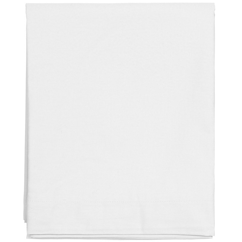 Простыня 1,5-спальная Gant Home Sateen 180x260см, цвет белый