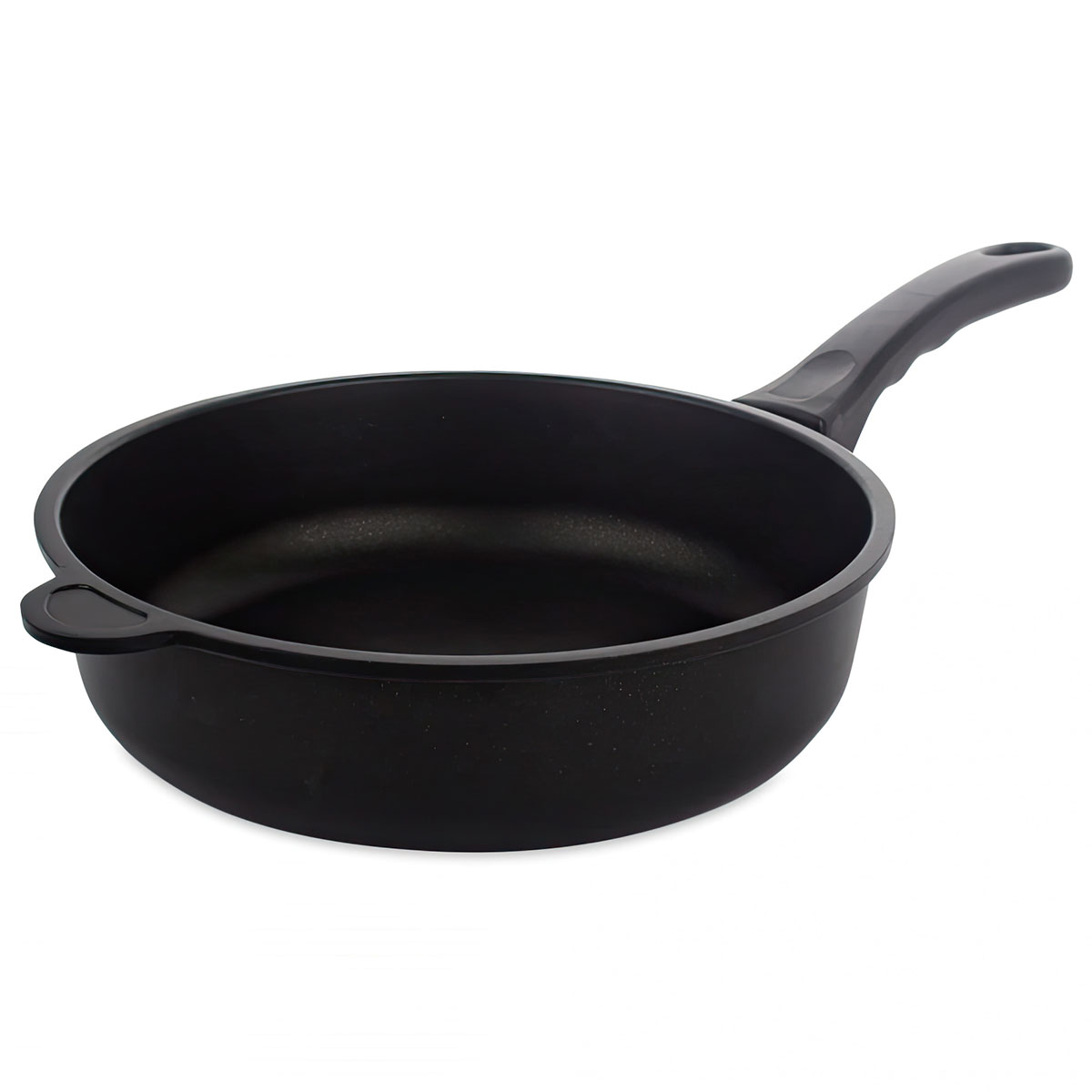 Сковорода глубокая индукционная AMT Frying Pans Titan 24см AMT AMTI-724FIX, цвет черный
